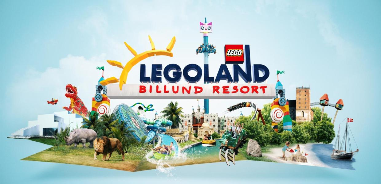 Meet dinosaurs and lions at LEGOLAND Billund Resort. Whizz around the wildest rollercoasters. Sail and build sandcastles. Explore a royal castle or a Viking fortress. And much, much more...
