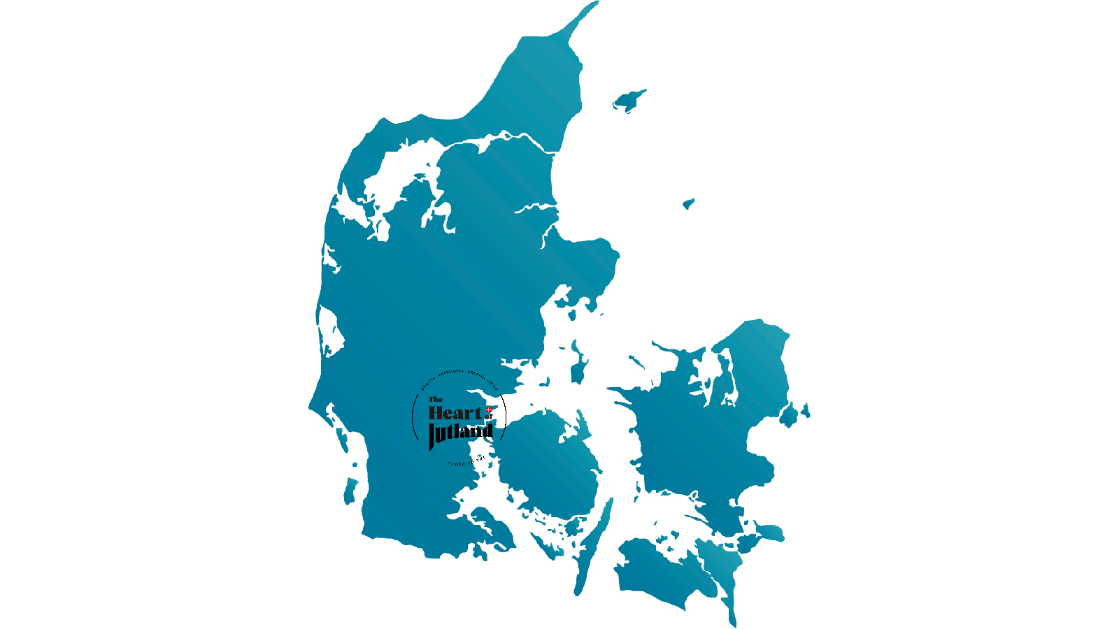 DestinationTrekantomraadet på DK kort