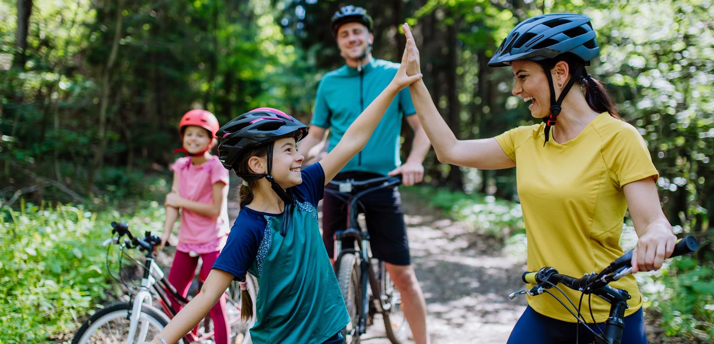 Cykeltur i skoven