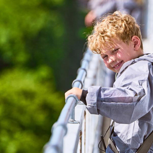 Take a walk on the 60-metre high bridge and watch the ships sail under it. You might even spot a porpoise. Spend an active family holiday at LEGOLAND® Billund Resort and come home with your backpack filled with nature experiences.