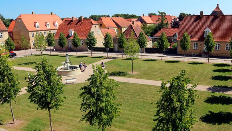 Grev Zinzendorf Plads i Christiansfeld