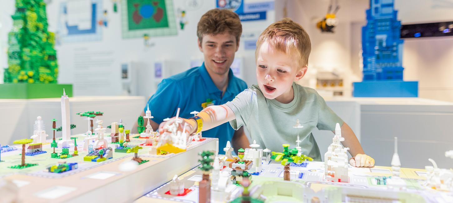 Why not try your hand at being an architect for the day at LEGO® House? Start building and see what happens. Or explore many other fun attractions for children at LEGOLAND Billund Resort during your holiday.