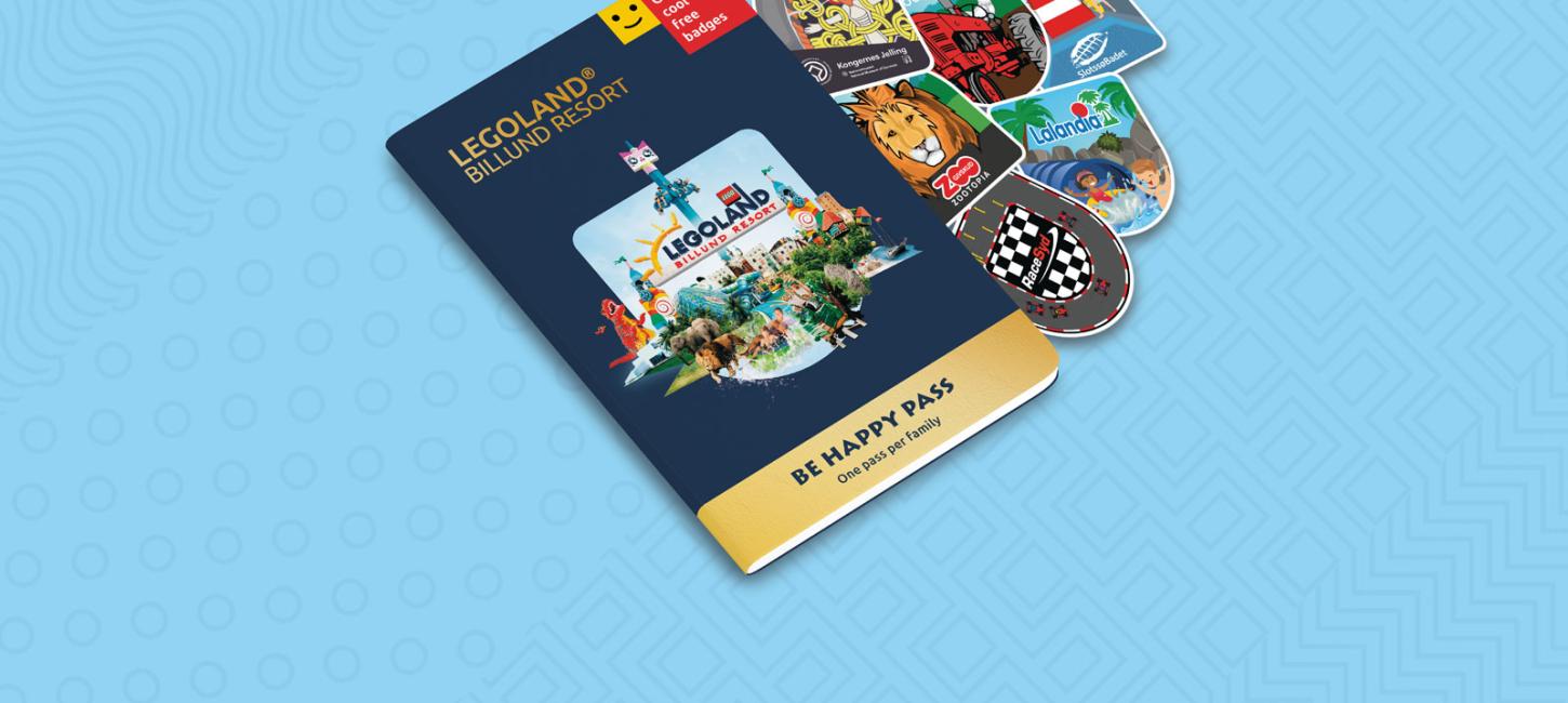 Get a free Be Happy Pass when you stay with a Preferred Partner at LEGOLAND® Billund Resort Denmark. Go on a treasure hunt for Adventure Badges at the area's attractions for families with children. Pick up badges from Kongernes Jelling, Mark, SlotssøBadet, GIVSKUD ZOO, Lalandia and RaceSyd.