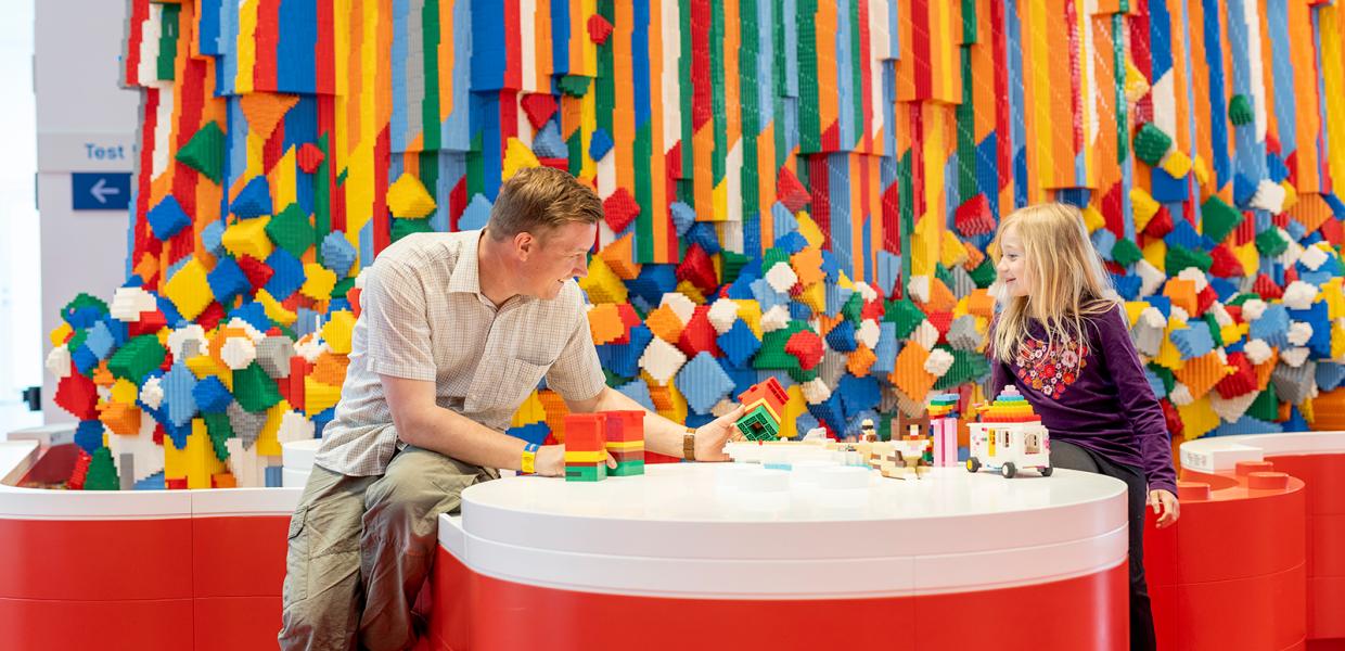 Visit the Home of the Brick and experience a waterfall of LEGO® Bricks. Or build the wildest creations and watch them come to life.