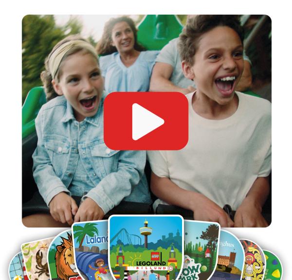 Girls and boys of all ages get tingles in their tummies as they hurtle along the Dragon or down Lalandia's water slides. Watch the film, which also features Vikings, castles and plenty of nature.